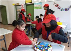 财经贸易系青年志愿者开展市民学校活动