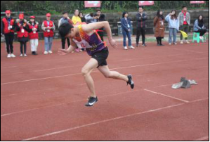 太阳成集团tyc122cc组织参加学院“第九届田径运动会”