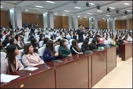 财经贸易系积极组织用人单位来校开展专场宣讲招聘